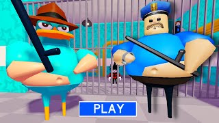 PERRY THE PLATYPUS BARRY'S PRISON RUN! (OBBY) - Full Gameplay - No Commentary #robloxscaryobby