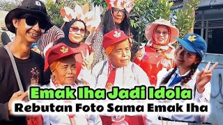 KARNAVAL 17AN EMAK IHA JADI IDOLA || SAMPE REBUTAN FOTO SAMA EMAK IHA