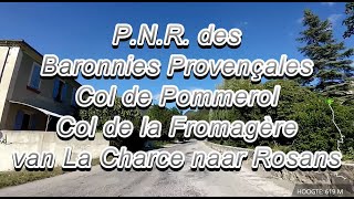 PNR des Baronnies Provençales Col de Pommerol Col de la Fromagère van La Charce naar Rosans CRF 1000