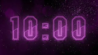 10 Minute Purple Void Countdown Timer ✨⏳ (4K)