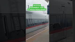 WHOOSH Langsung Melesat Dari Stasiun Padalarang