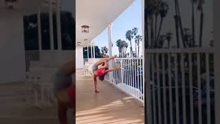 Viral Extreme Flexibility Tricks On Vacation 🏖Tiktok By Anna Mcnulty #shorts #Viral