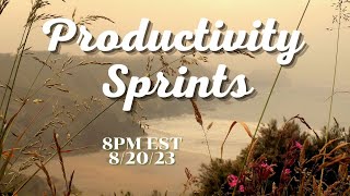 August 20th Productivity Sprints