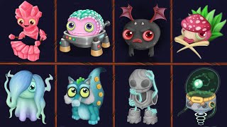 ALL Baby Ethereal IslandMy Singing Monster | Dawn Of Fire: Novs/MSM & Riles & Slimermsm