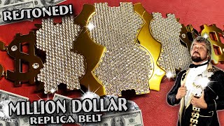 Restoned WWE Million Dollar Replica Belt