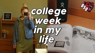 college week in my life: BSU elementary education major