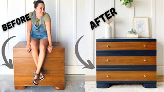 Before and After Stow Away Chest Makeover | Furniture Flip