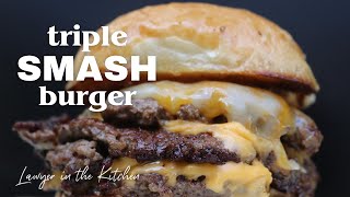 Triple SMASH Burger