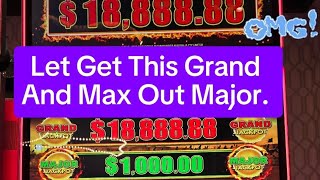 genghis khan slot machine let's get the max out grand & major.  #slots #casino #slotmachine #jackpot