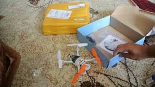 unboxing w100s wifi fpv quad copter.