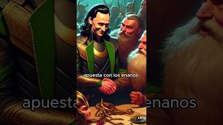 Loki forjando destinos, tesoros de la mitología nordica