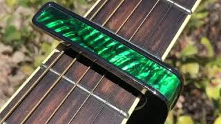 Emerald Green Mexican Abalone Capos by Thalia Capos