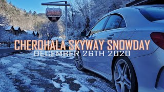 CHEROHALA SKYWAY (day after Christmas) SNOWDAY