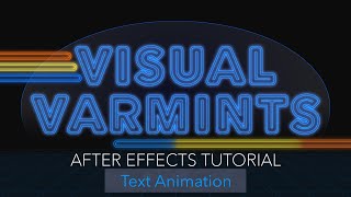 After Effects Text Animation Tutorial