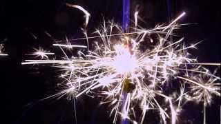 Sparkler in Slow Motion