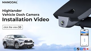 Highlander Dash Cam Installation Video Model A