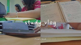 [VLOG] My final exams as a g11 student + study vlog 📚📓🤍