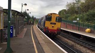 Drs class 20s 20303+20302 round the bend at Meadowhall hall with first RHTT off the year