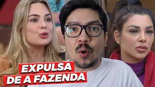 POR QUE RACHEL SHEHERAZADE FOI EXPULSA DE A FAZENDA?