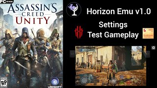 Horizon Emu v1.0 Gameplay Assassin's Creed unity test Red Magic 6 Pro SD888