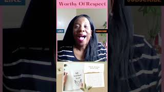 Short Affirmations For Growing Your Self-Esteem I I Am Worthy Of Respect #short  #dailyinspiration