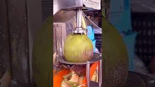 Perfect Coconut Machine Cutting Skill -Fruits Cutting Skill