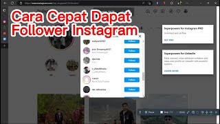 BOT INSTAGRAM FOLLOWERS 2022 Secara Gratis Cara Cepat Dapat Followers Instragram AutoFollow AutoLike