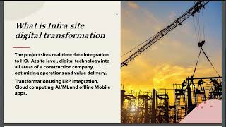 Webinar: Infrastructure, construction & EPC industry Digital Transformation using HVI APP