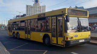 Автобус Минска МАЗ 107.066 госномер АК 4084-7 марш 81э