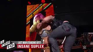 Greatest Last Man Standing Match knockouts WWE Top 10, May 28, 2018 360p