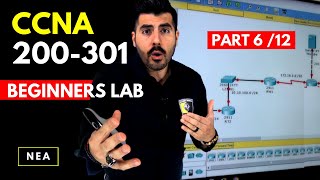 CCNA 200-301 Beginners LAB Setup Routing and Connectivity Part 6 /12