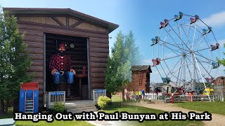 Arriving in Minnesota to Say Hello to Paul Bunyan