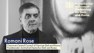 Romani Rose - Address | Europäischer Holocaust-Gedenktag für Sinti und Roma 2021