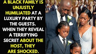 A Black Family is Unjustly Humiliated at a Luxury Party, But They Knew a Terrifying Secret.