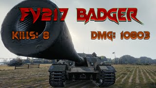 Badger Tank Destroyers 10 lvl - 8 kills, 10.8k damage - World of Tanks - Kolobanov