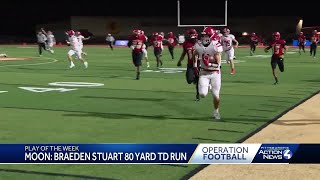 Play of the Week: Moon's Braeden Stuart runs 80 yards for touchdown