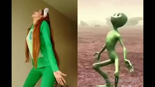 Dame Tu Cosita Part-2 | Green Alien Funny Dance (Musical.ly)