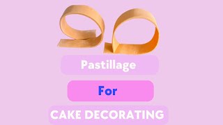 Pastillage recipe for cake decorating - hard drying paste for delicate cake toppers