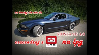 Ford Mustang 4.0 oszczędza wyjeżdżając z ARG Auto Gaz Łódź duża moc na tanim paliwie.