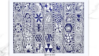 Zentangle Patterns You Should Try For Beginners | Zentangle Patterns For Beginners