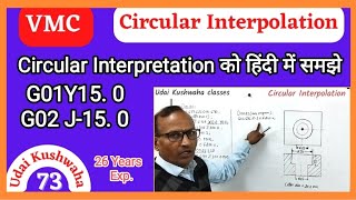 Circular Interpretation को हिंदी में समझें ll how to use I, J, k ll vmc programing ll udai Kushwaha