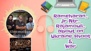 Jr NTR and Ramcharan about Ukraine War | RRRMovie Press meet | Rajamouli | RRR | Alia Bhatt |