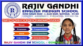 Parts Of Speech by 8th Standard Student