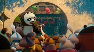 dad panda with goose dad kung fu panda 4