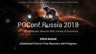 Distributed Point-In-Time Recovery with Postgres | Eren Basak