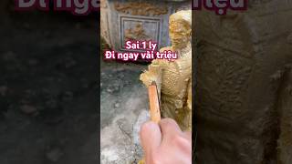 Sai 1 li, đi ngay tiền triệu quả trống đồng dát vàng và trần quốc tuấn dát vàng