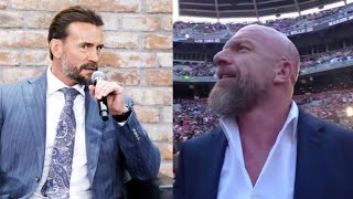 CM Punk says WWE now has an app for wrestlers to request time off.Times truly changed under Triple H