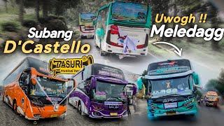 YANG LAGI VIRAL !! KONVOI GEGER GEDEN 20 BUS Menuju Subang