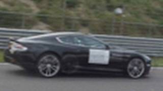 Aston Martin DBS, Rapide, V12 Vantage Carbon Black, V8 Vantage, DB9 - Rev, flyby and accelerate