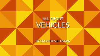 All about vehicles